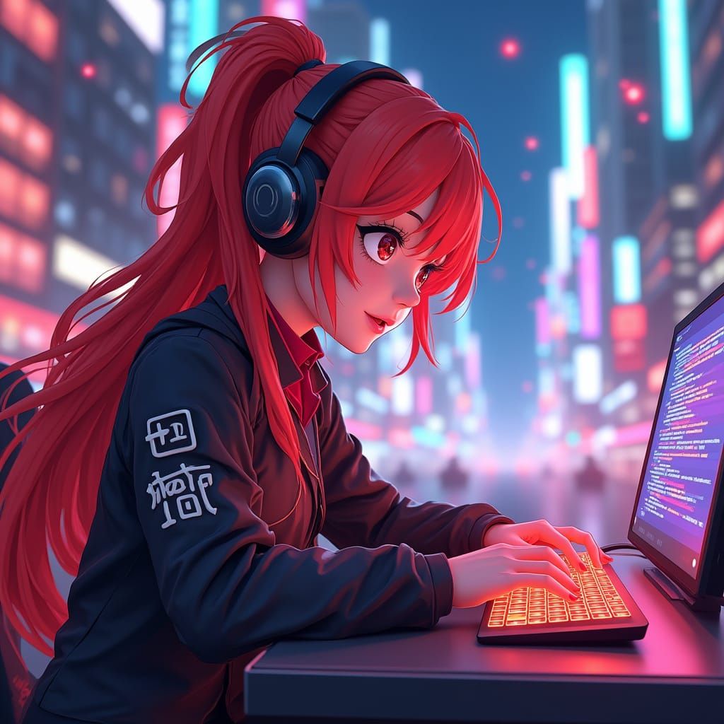 Cybersecurity Expert Battles Digital Dragons in Neon-Lit VR