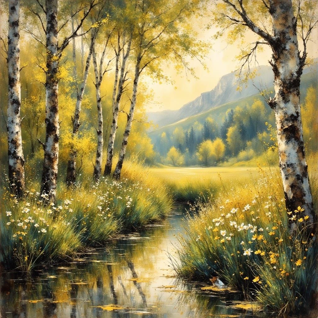 Lillies of the Valley in Spring Bloom