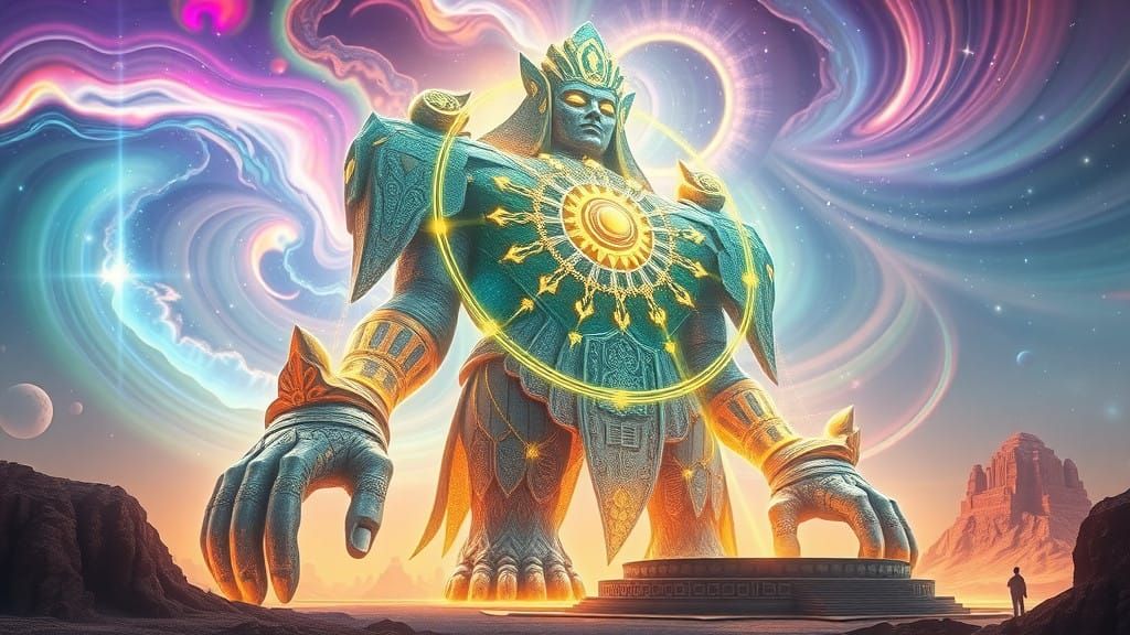 Ancient Earth Guardian's Divine Purpose Revealed in Photorea...