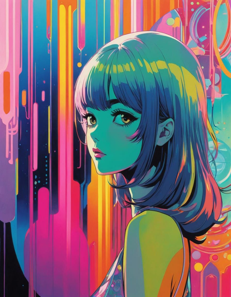 anime, shoujo manga, early 1970s