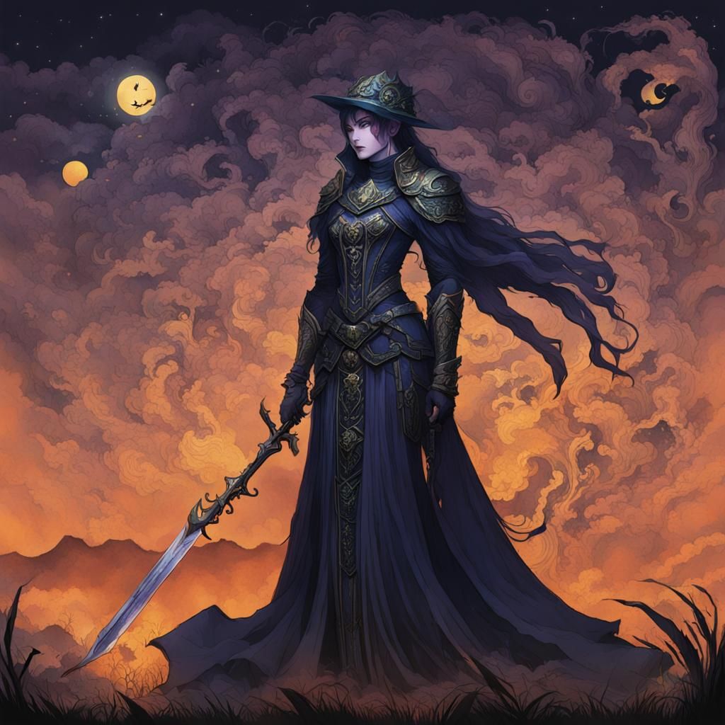 Ethereal Lady of the Dusk