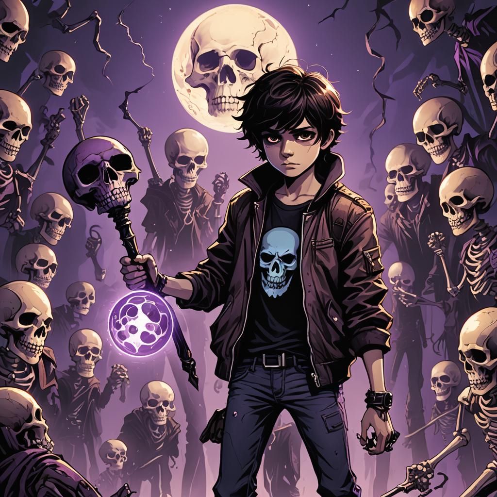 Nico di Angelo a 14-year-old character from Rick Riordan's P...