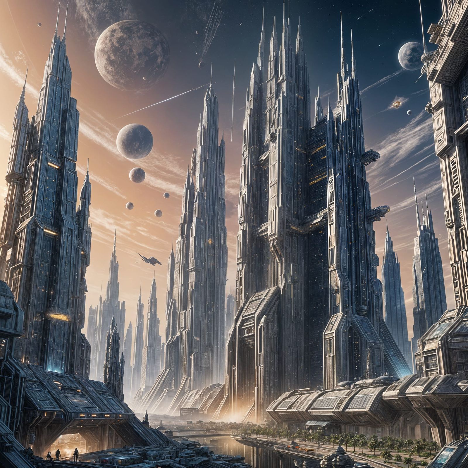 Ancient Alien Skyscraper on Tropical Planet