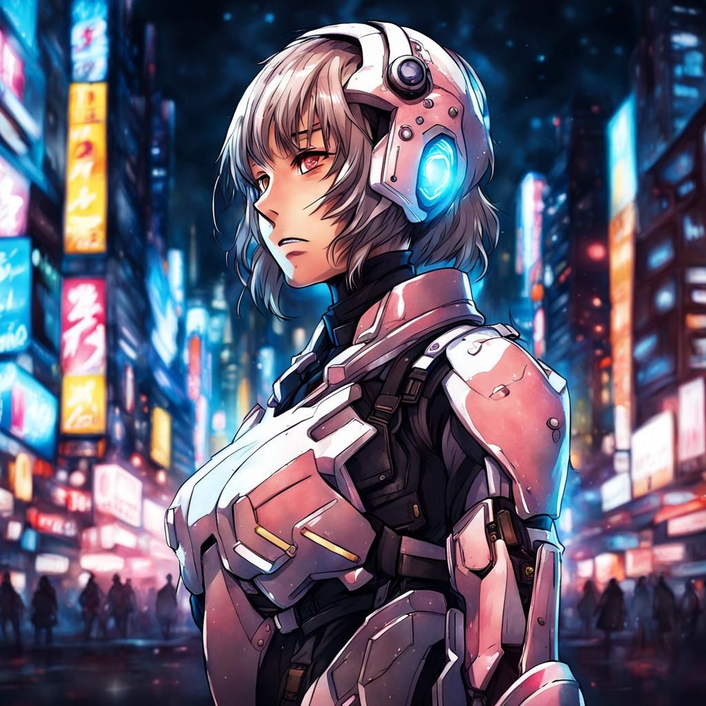 Anime-Style Webtoon Panel in Japanese Manga Style