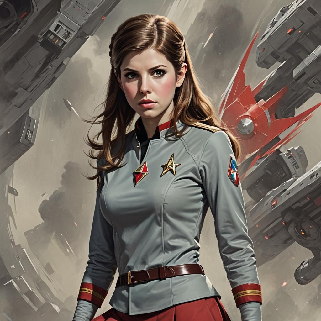 Anna Kendrick on Star Trek in 1960s Style