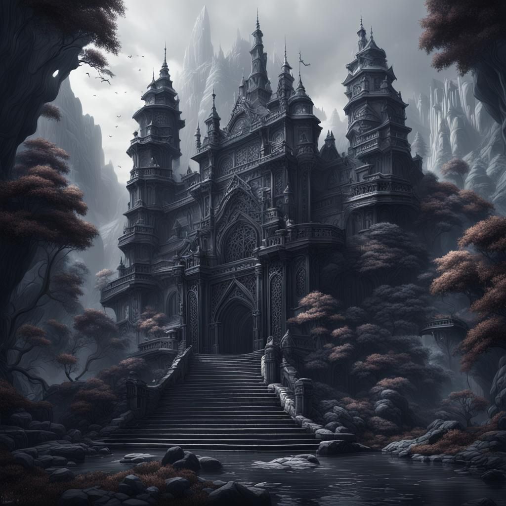 Fantastical Monochromatic Art in Deep Color