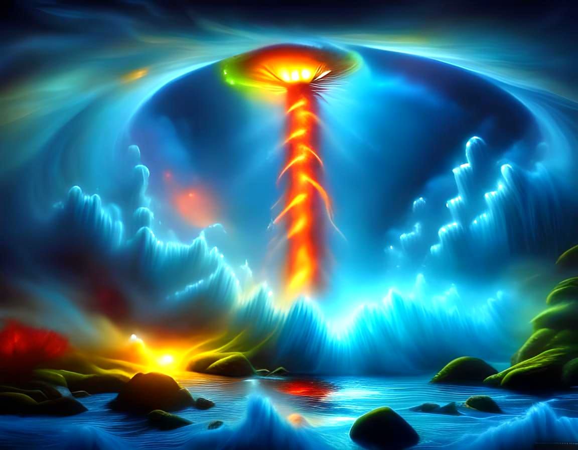 Enchanted Five Elements Forest: Fantasy Landscape