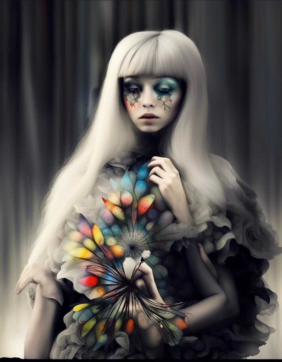 Fairies Making Wishes in Dandelion Dreamscape