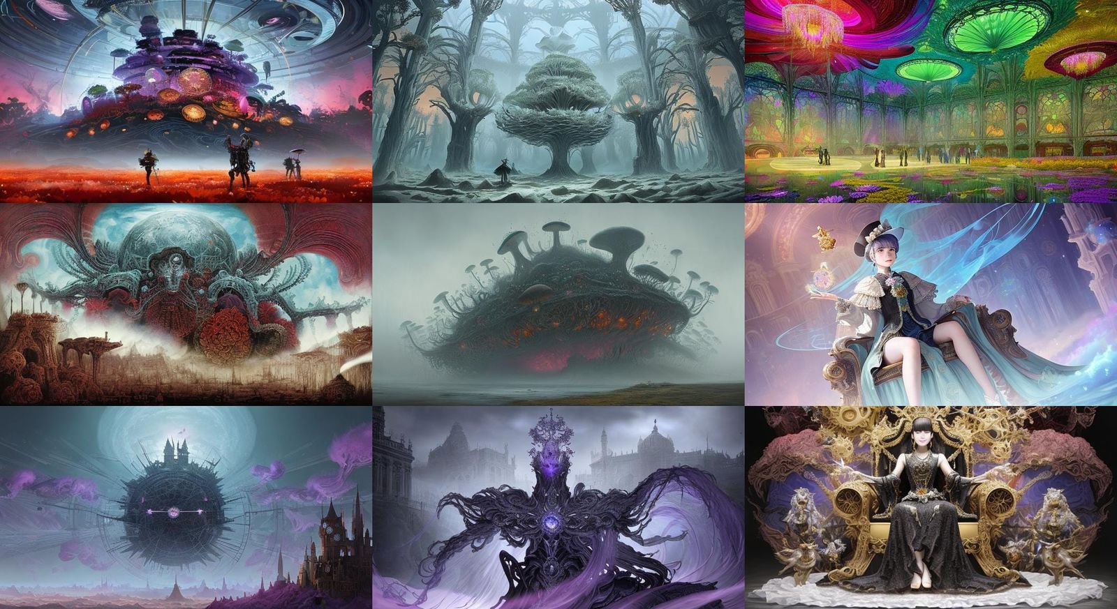 Wonderland: A Dramatic Digital Matte Painting