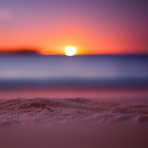 Lush Tropical Beach in Professional Photography Style
