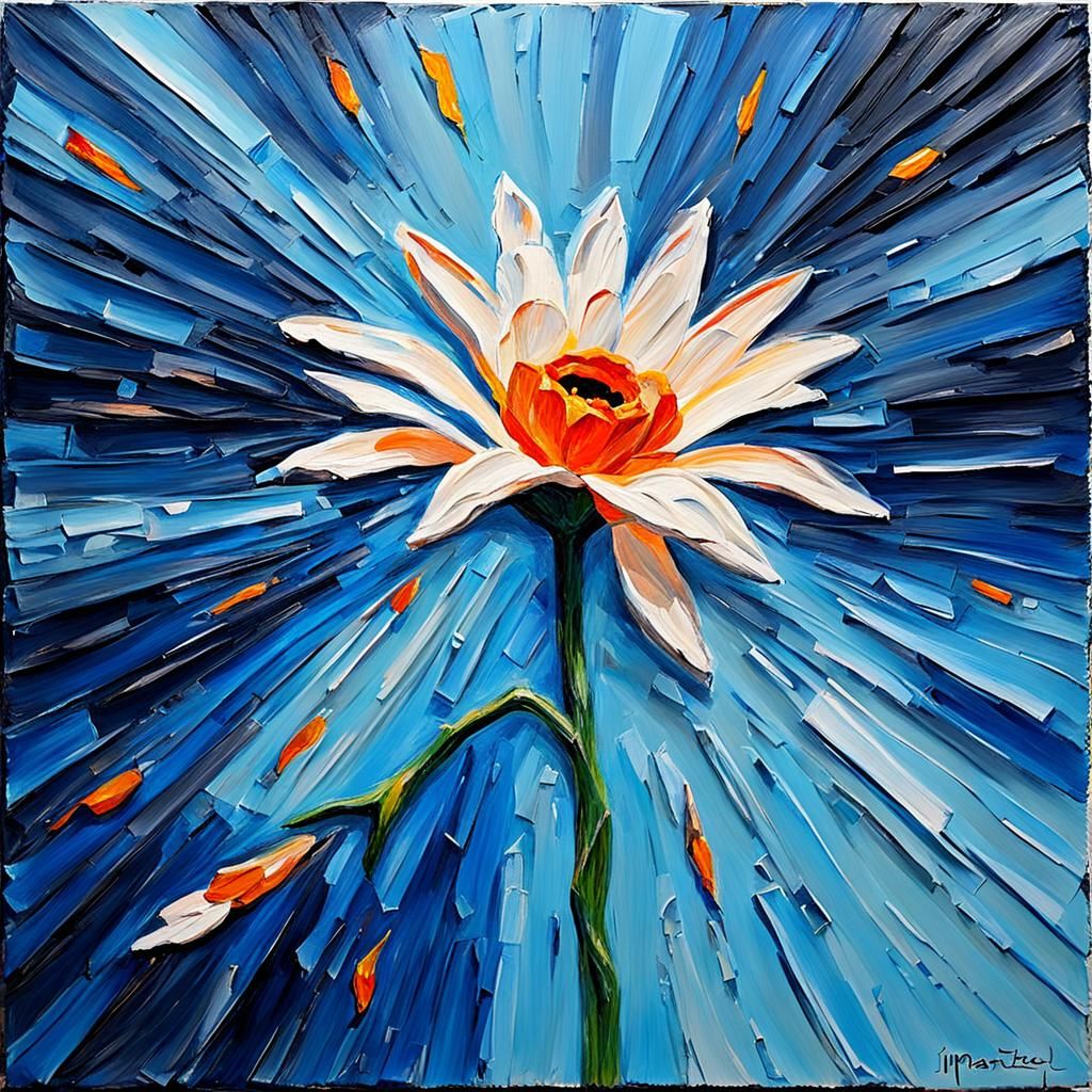 Fragile Hope: An Impasto Painting