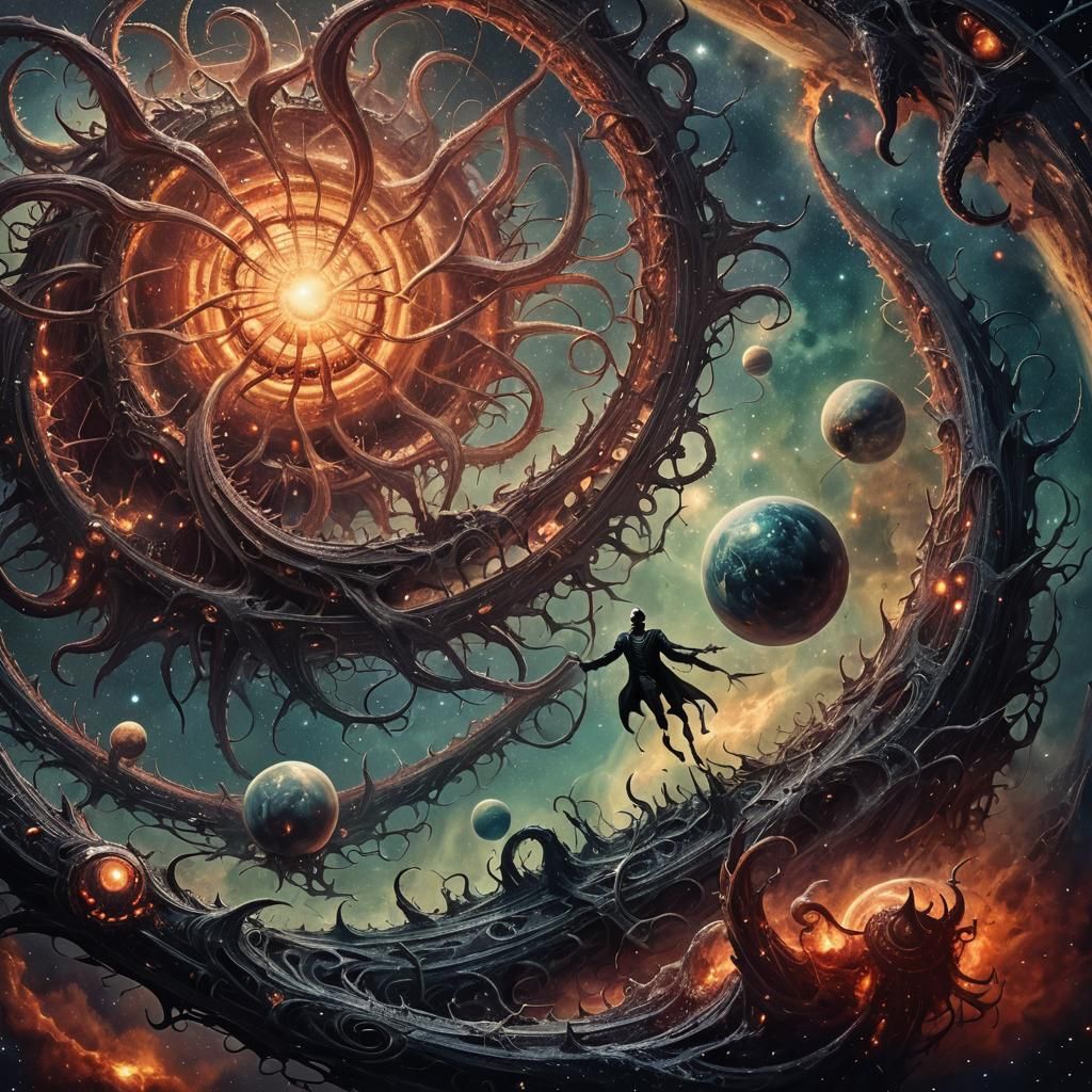 Lovecraftian Asterons Take Flight From Dying Star