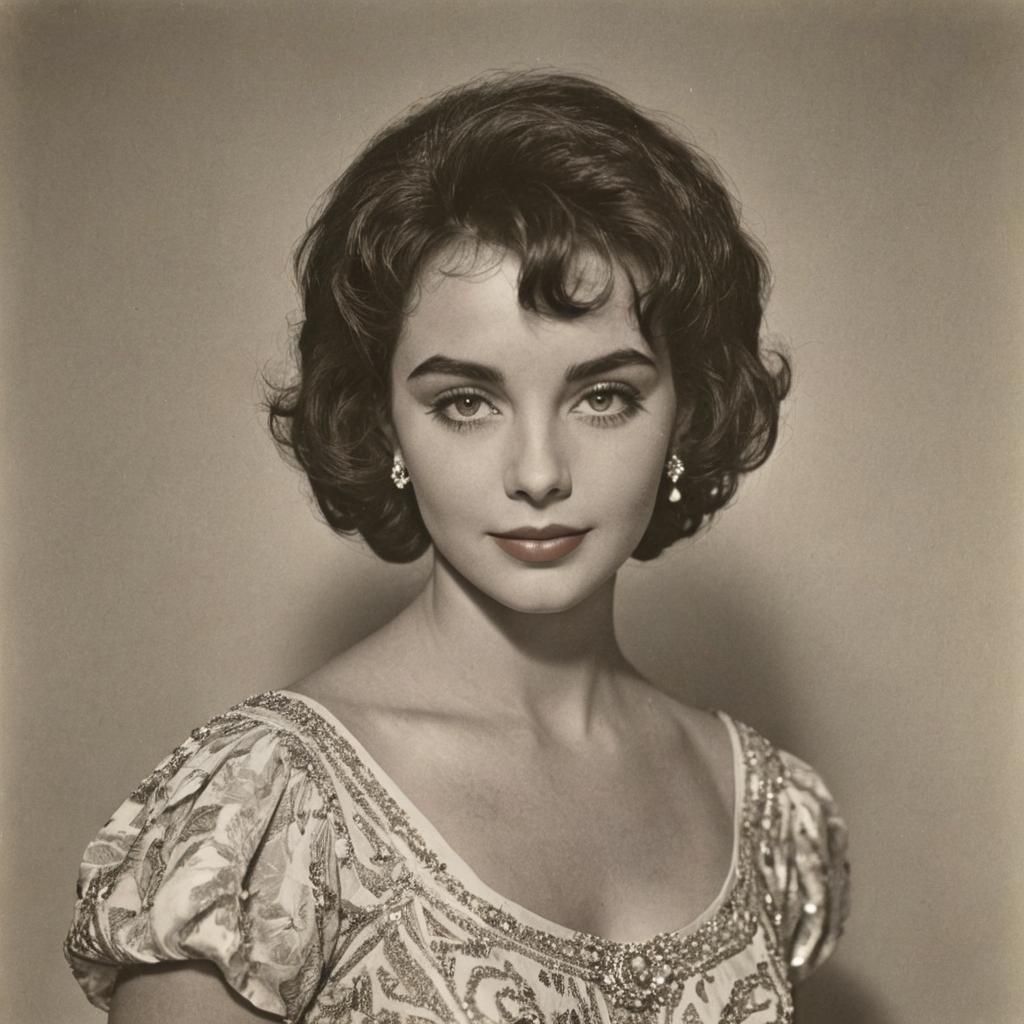 Classic Portrait of Elizabeth Taylor