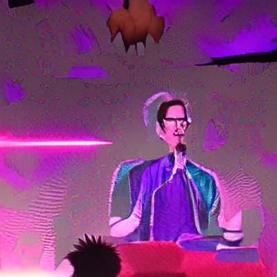 AI Image of Internet Personality Neil Cicierega