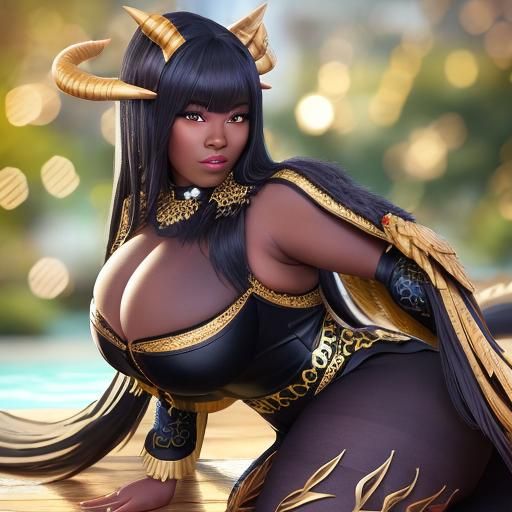 Egyptian Dragon Goddess: Professional Photography