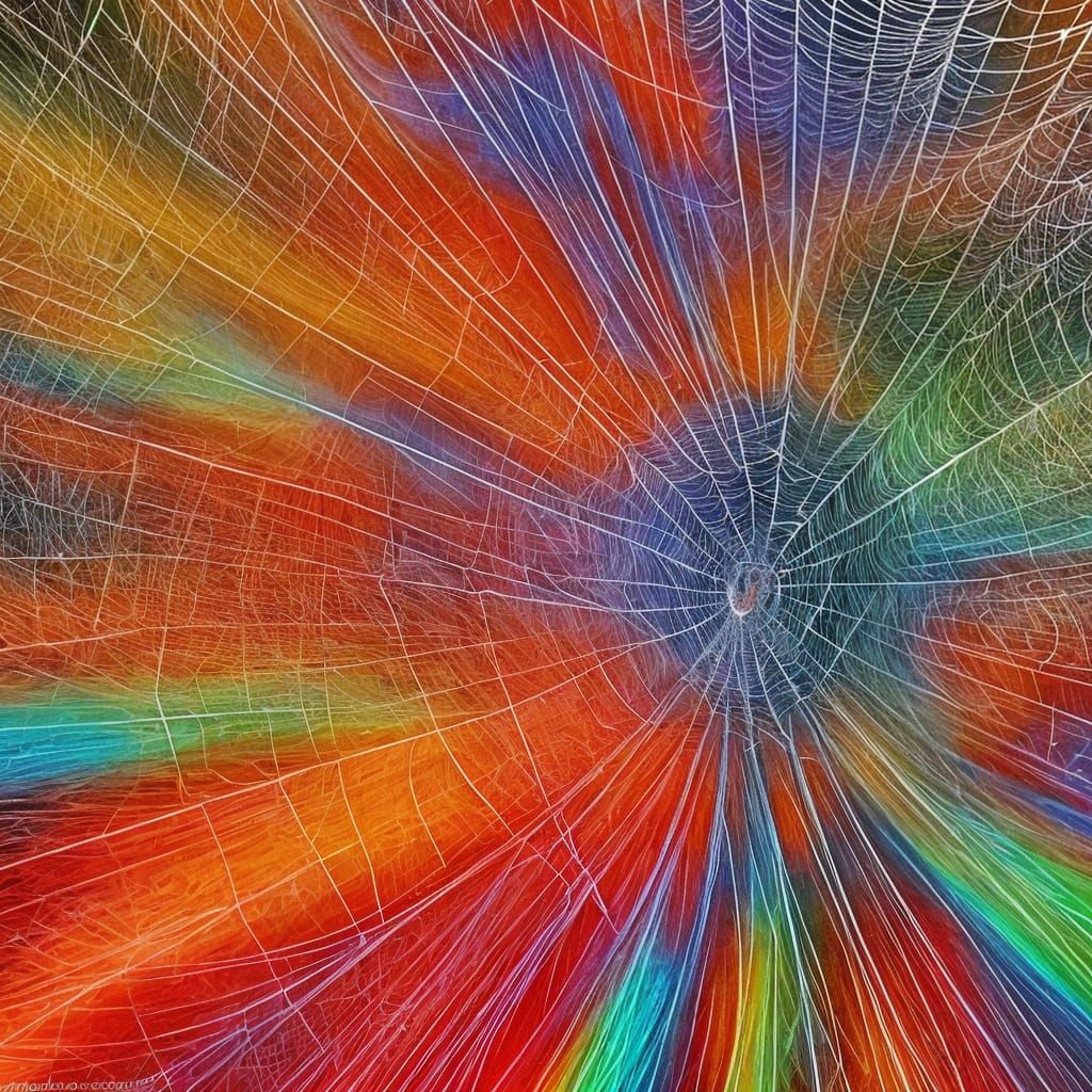 Intricate Orb Web Design for Capturing Insects