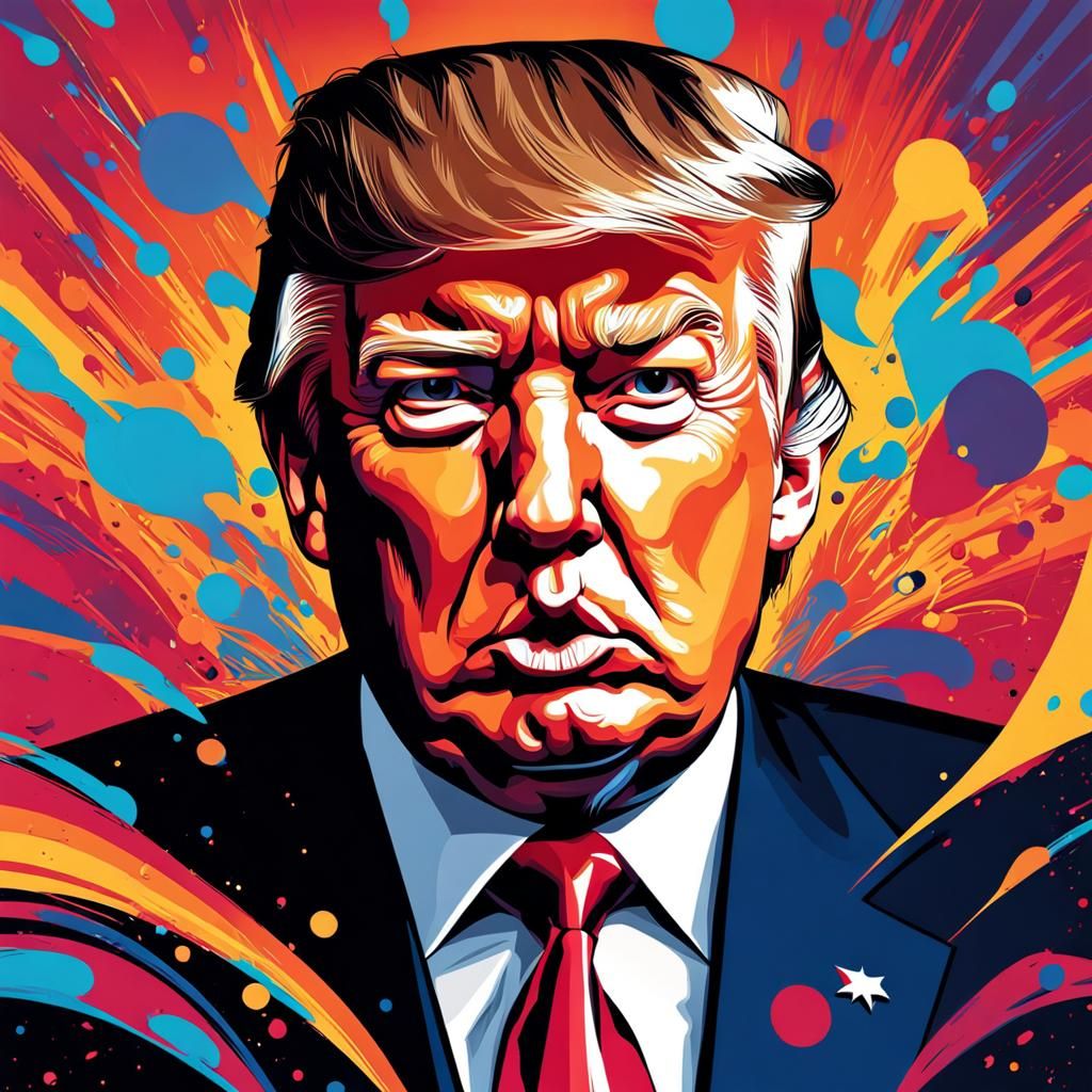 Hyperrealistic Portrait of Donald Trump