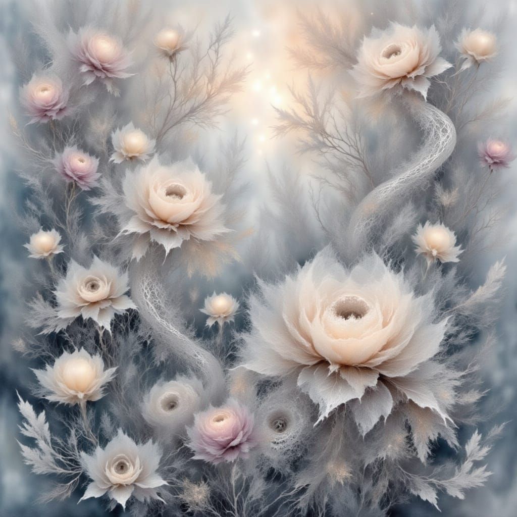 Ethereal Renaissance Fantasy Landscape in Dreamy Intensity