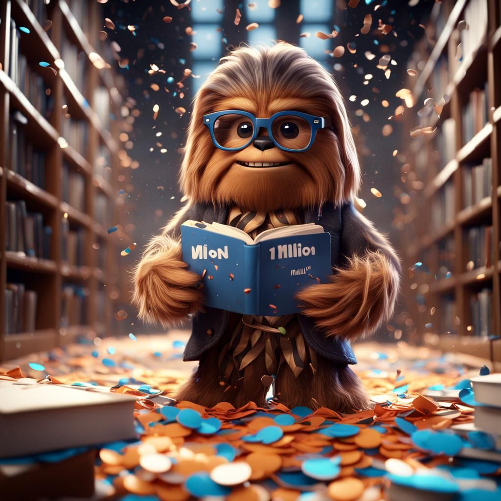 Nerd Wookiee Celebrates Milestone: 3D Render