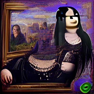 Gothic Mona Lisa Reimagined