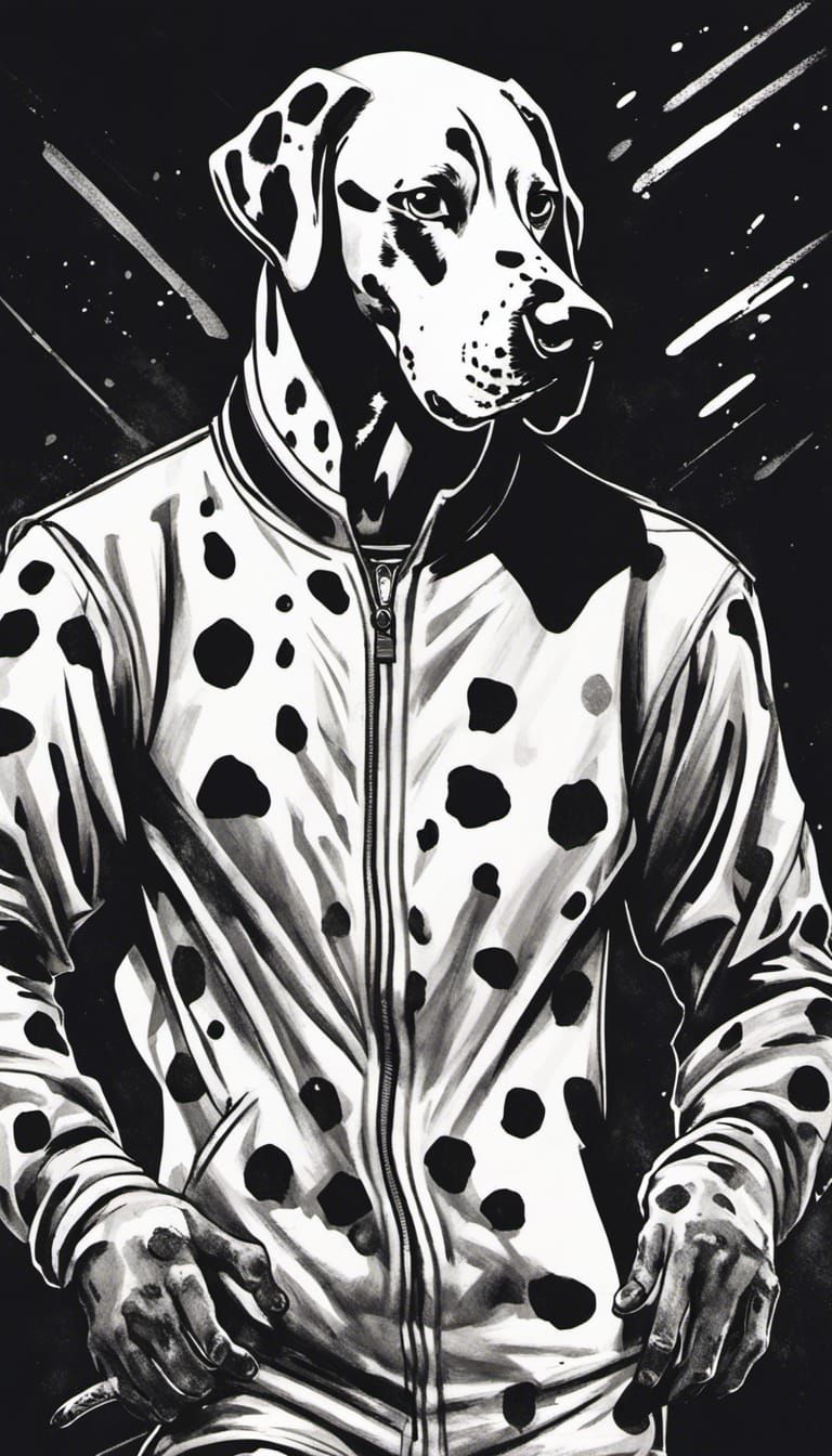 Anthropomorphic Dalmatian