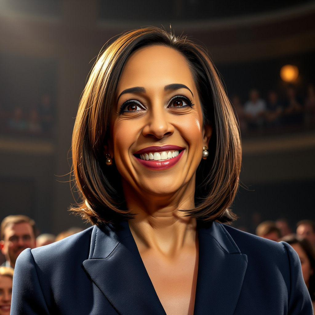Kamala Harris Portrait in Greg Rutkowski Style
