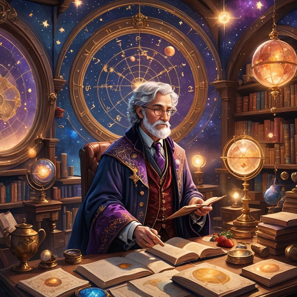 Strawberry Shortcake Professor in Magical Office