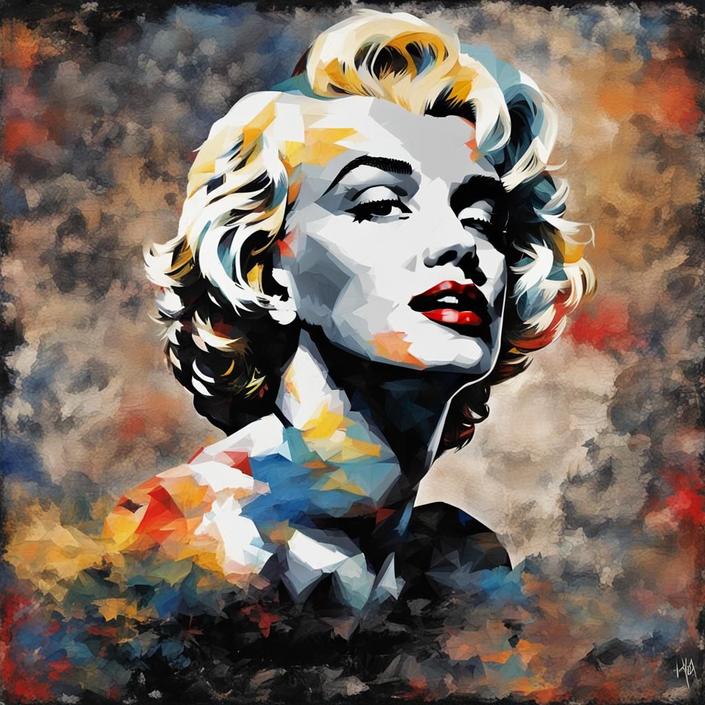 Marilyn Monroe Portrait in Classic Style