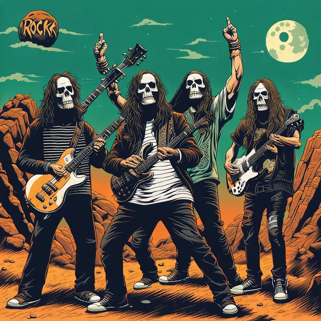 Rock Band's Last Concert for Zombie Crowd