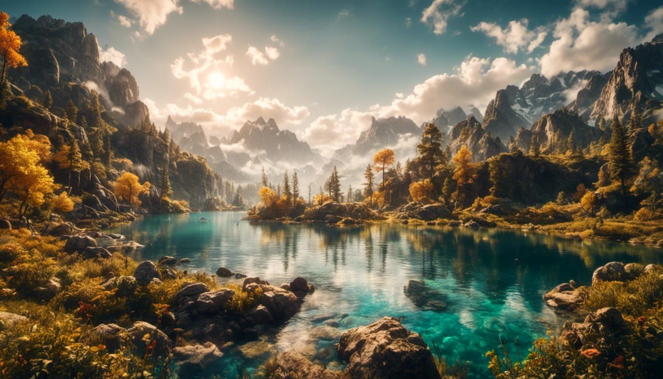 Stress-Free Life Animated in Hyperrealism