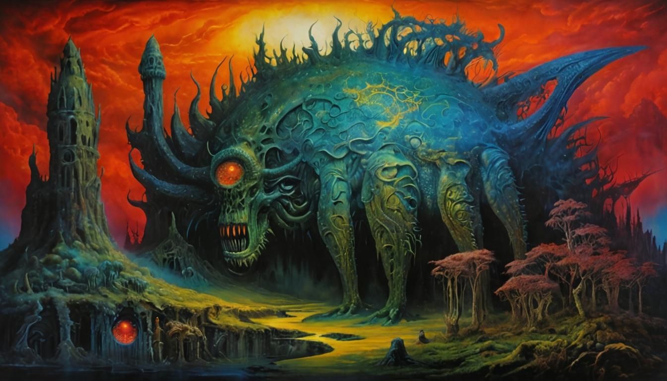 Surreal Fantasy Creature from Daliland