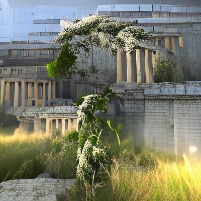 AI Interpretation of a Short Image Prompt