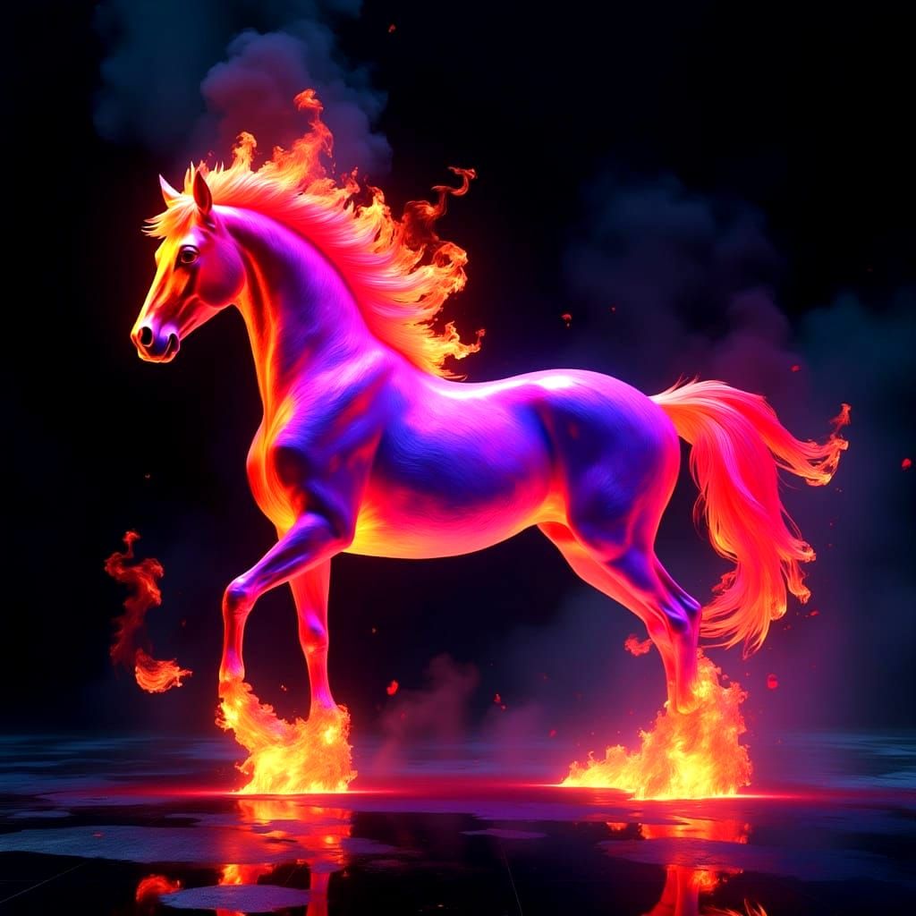 Fire horse
