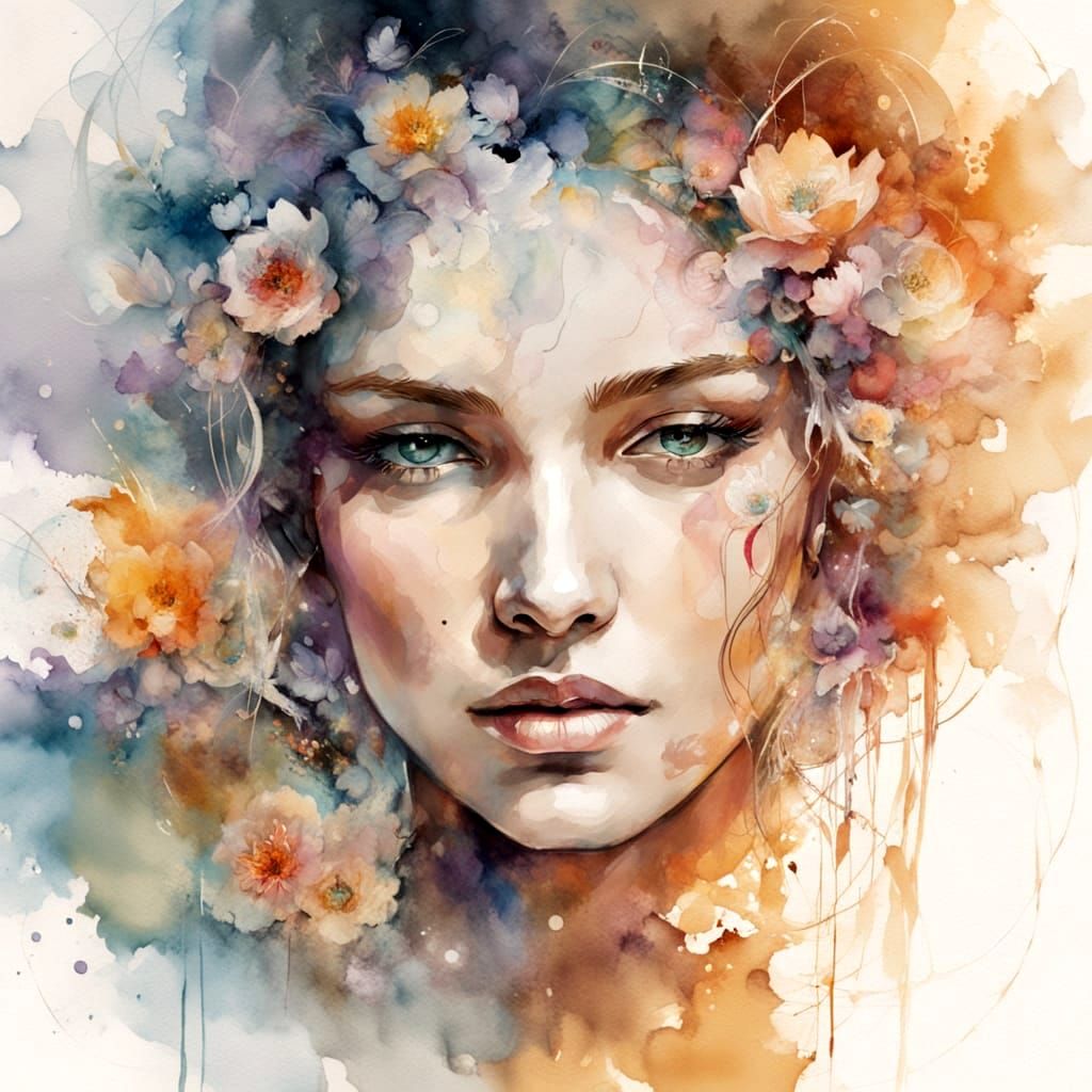 Mystical Meditation Chamber: Woman in Sacred Geometry