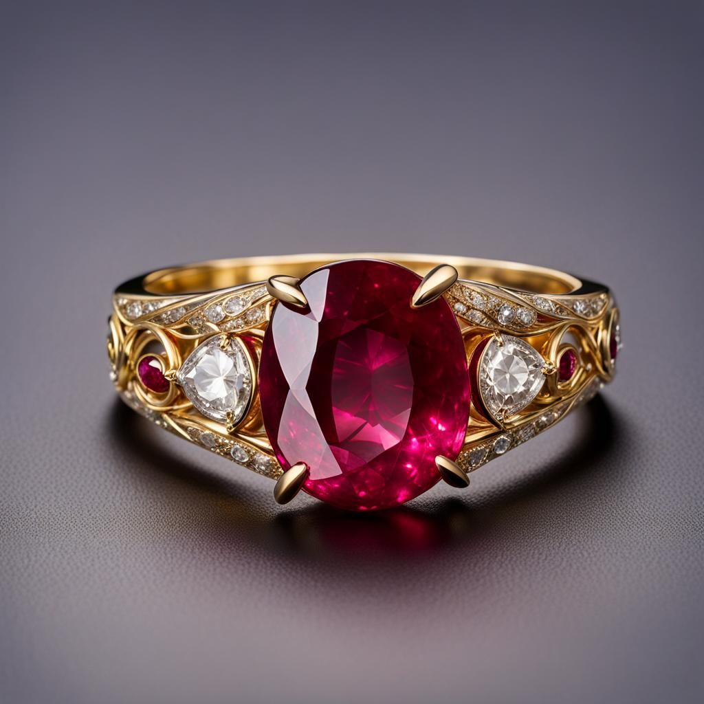 Fine Jewelry: Gold, Silver, and Imperfect Ruby