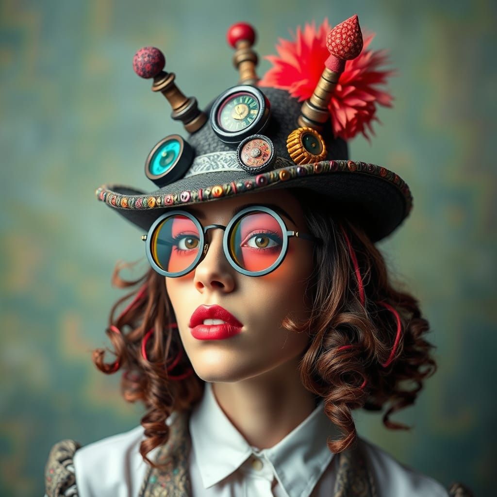 Quirky and Trippy Unusual Hat Design