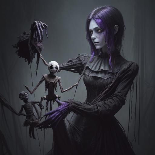 Morticia, the undead puppeteer