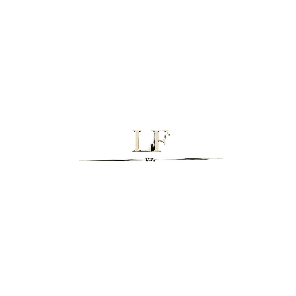 Minimalist High-End Fashion Logo for LF CONFECÇÕES