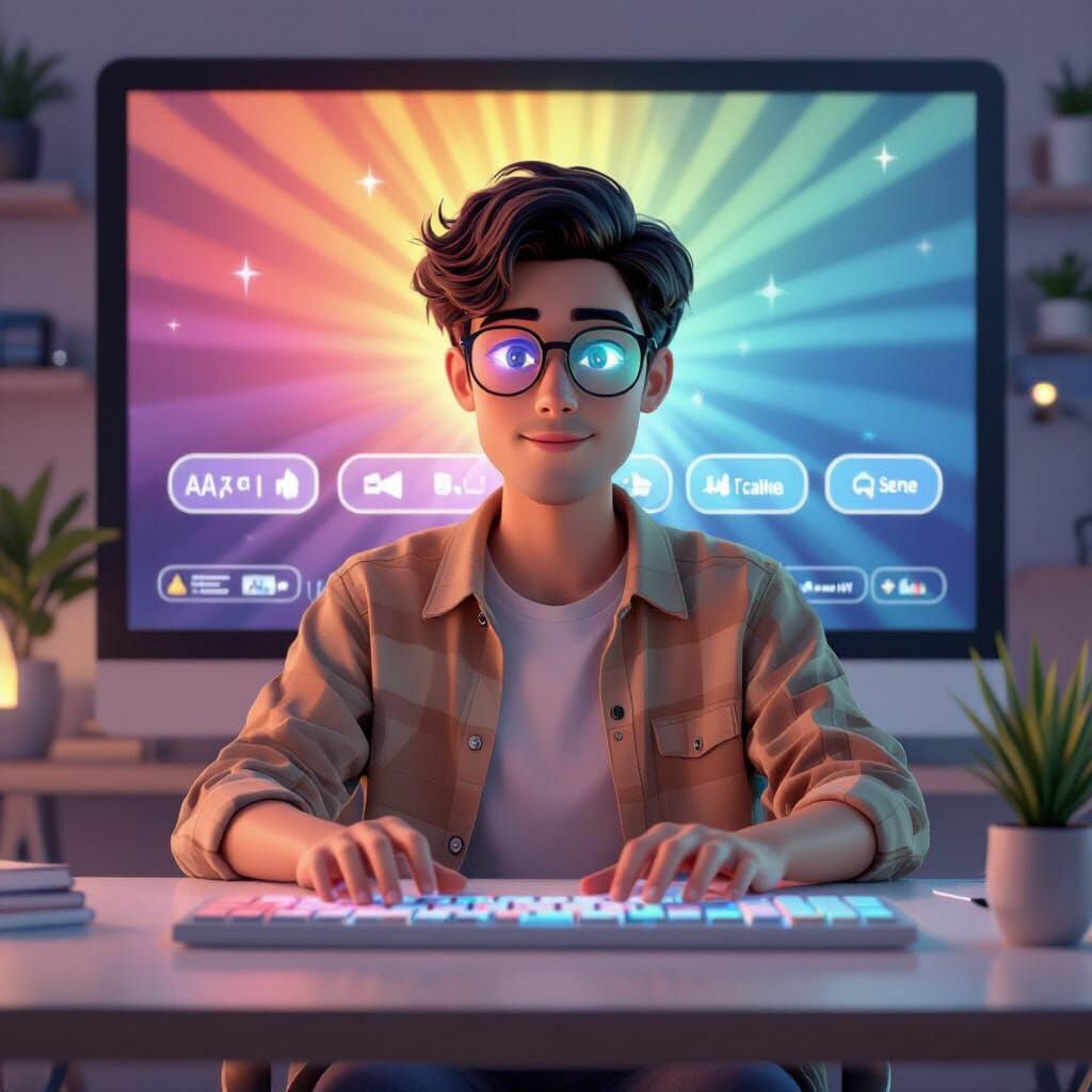 Eye-Tracking Interface in Stylized 3D Digital Art