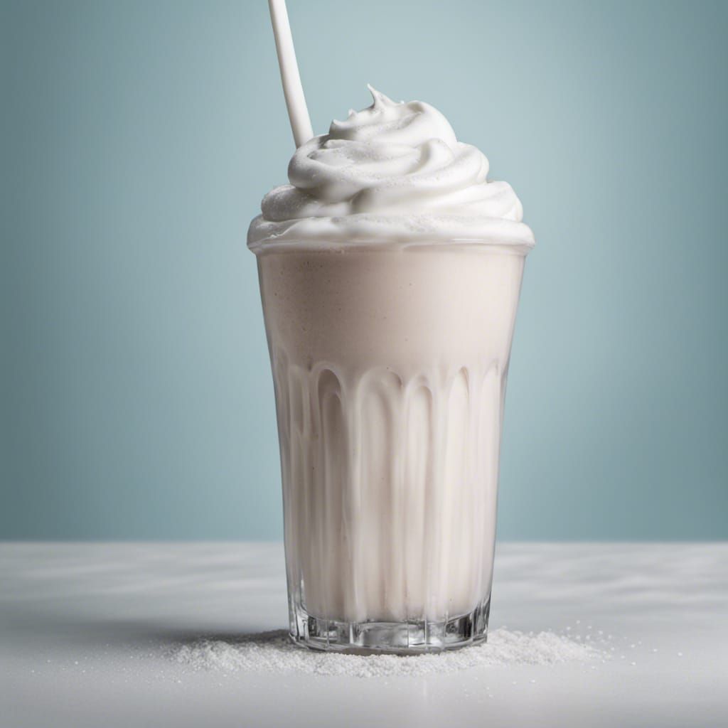 High-Resolution Photograph of a Milkshake