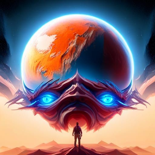 Sentient Planet with Game Cinematic Feel