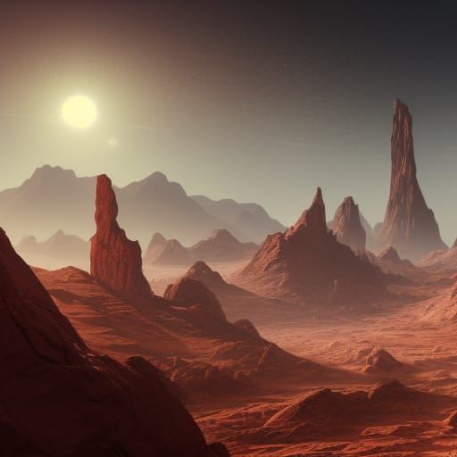 City on Mars Concept Art