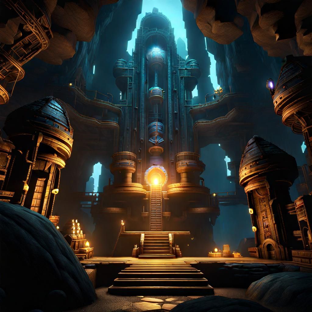 Nuummite Mine in Metroidvania Platformer Style