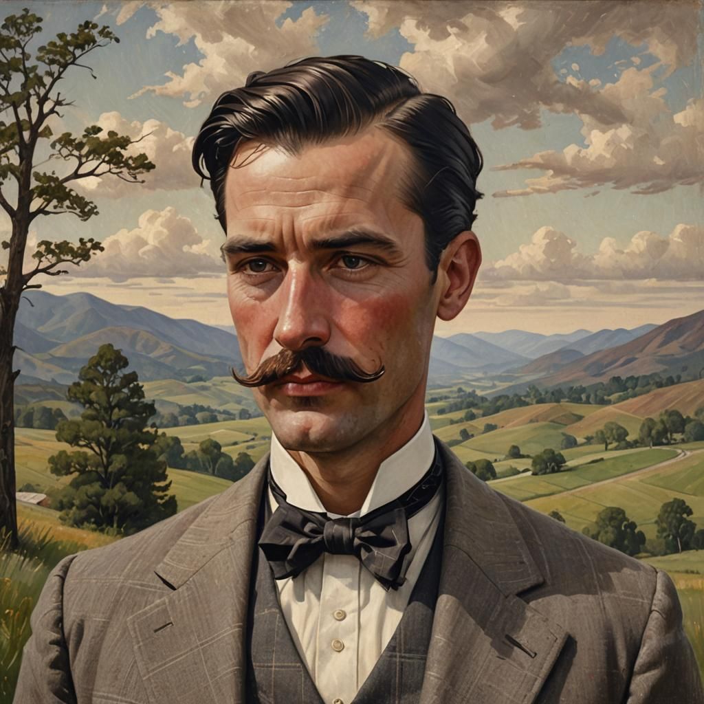 Historical Portrait of a Scottish American Gentleman