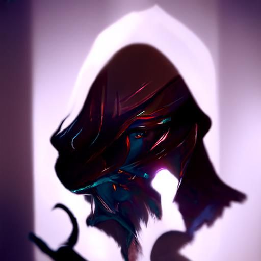 Dramatic Portrait in Volumetric Lighting Style