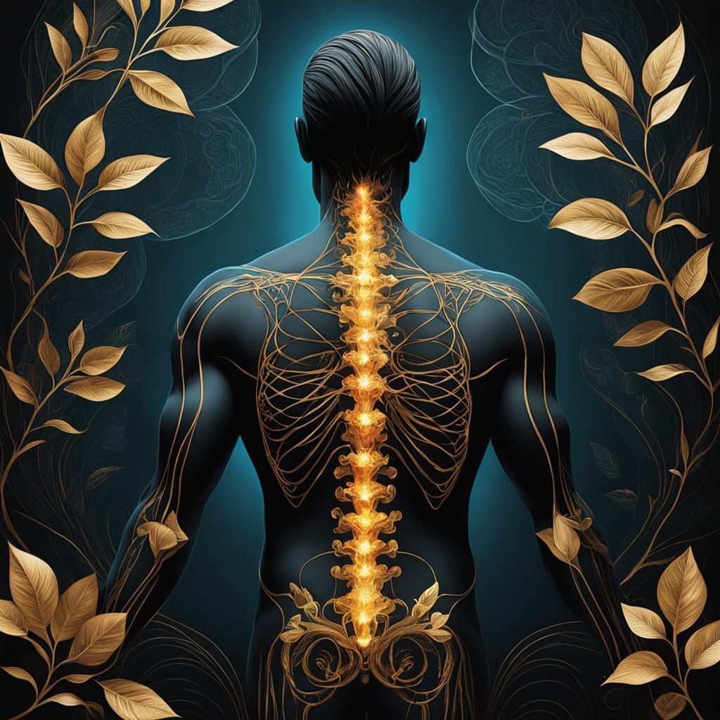 Elegant Male Figure in Therapeutic Harmony