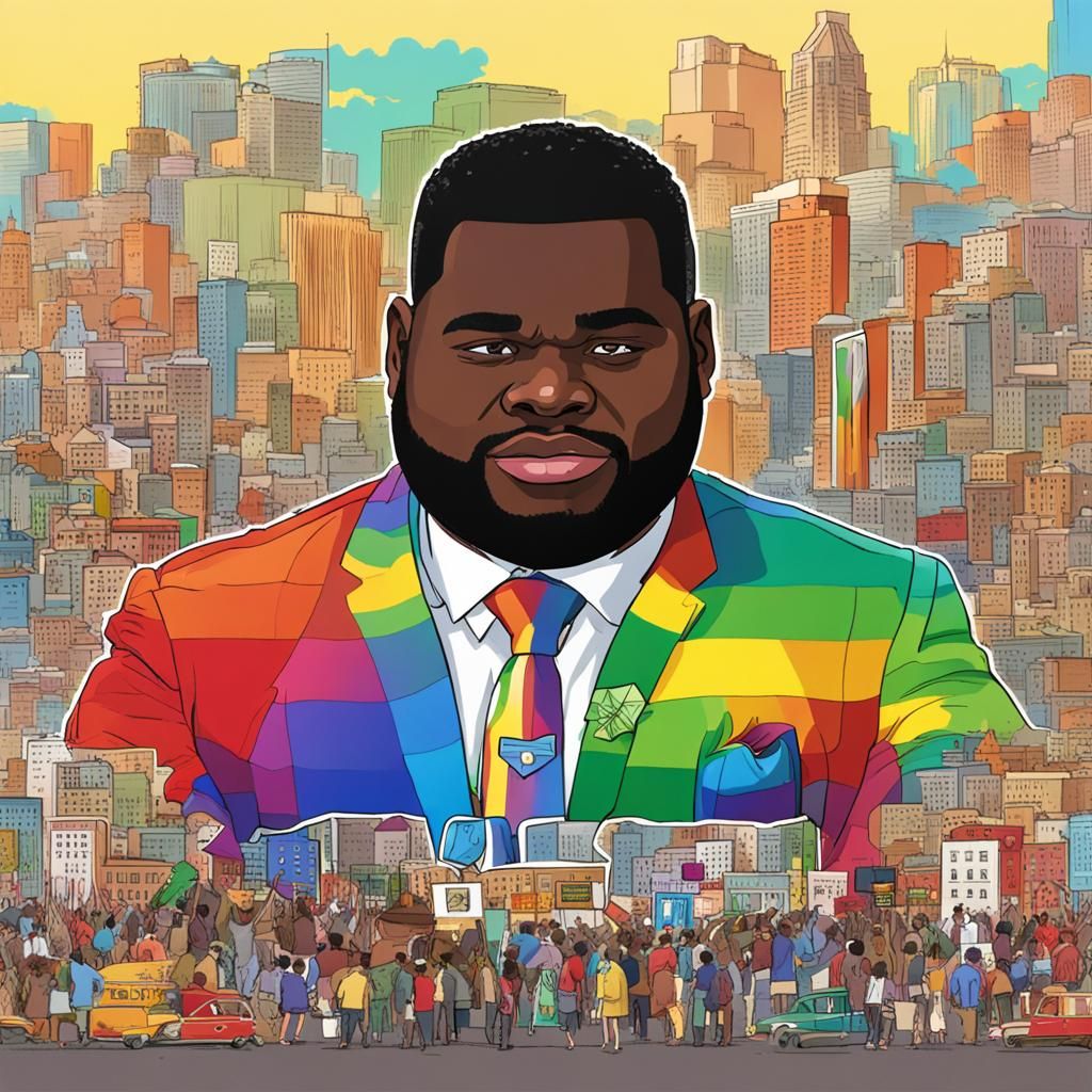 Powerful Portrait of a Black Gay Man