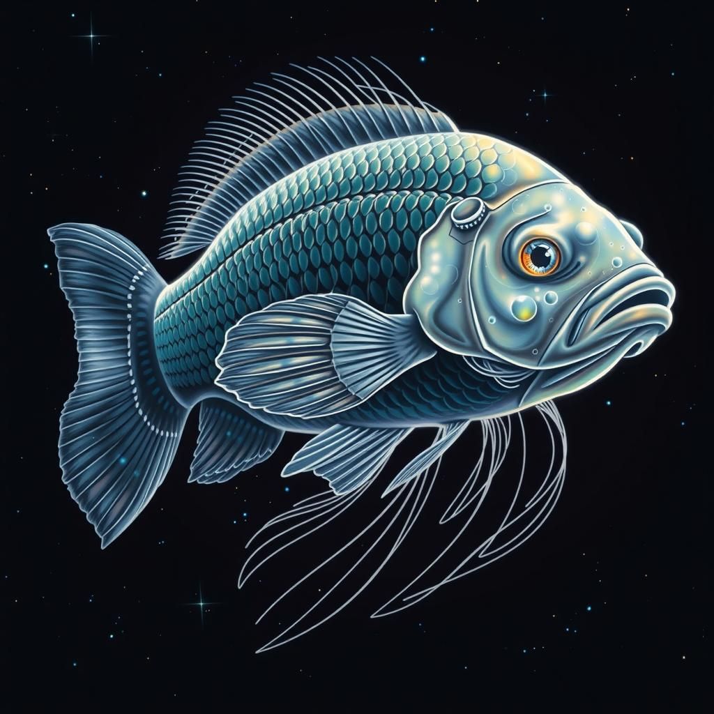 Luminous Fish Swimming in Magellanic Cloud