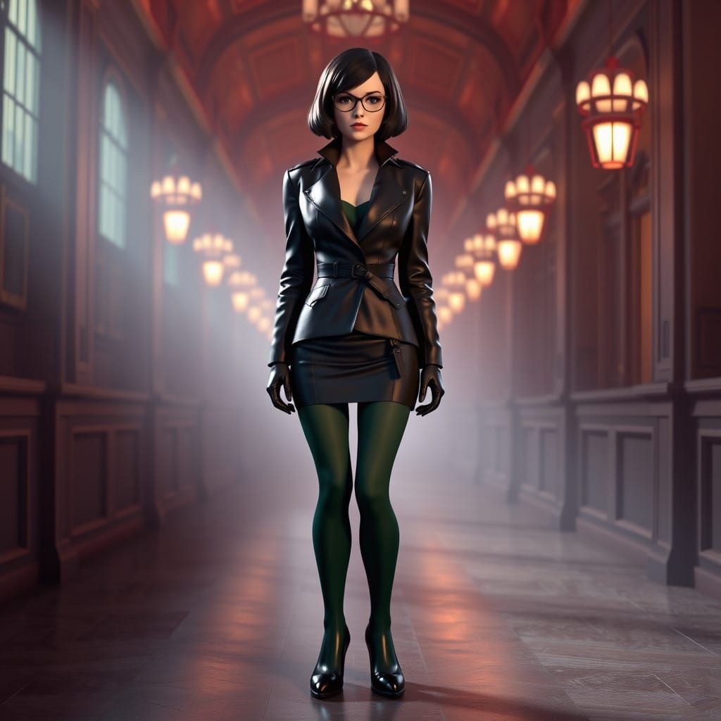 Emma Peel, 3D Art in Cinematic Style