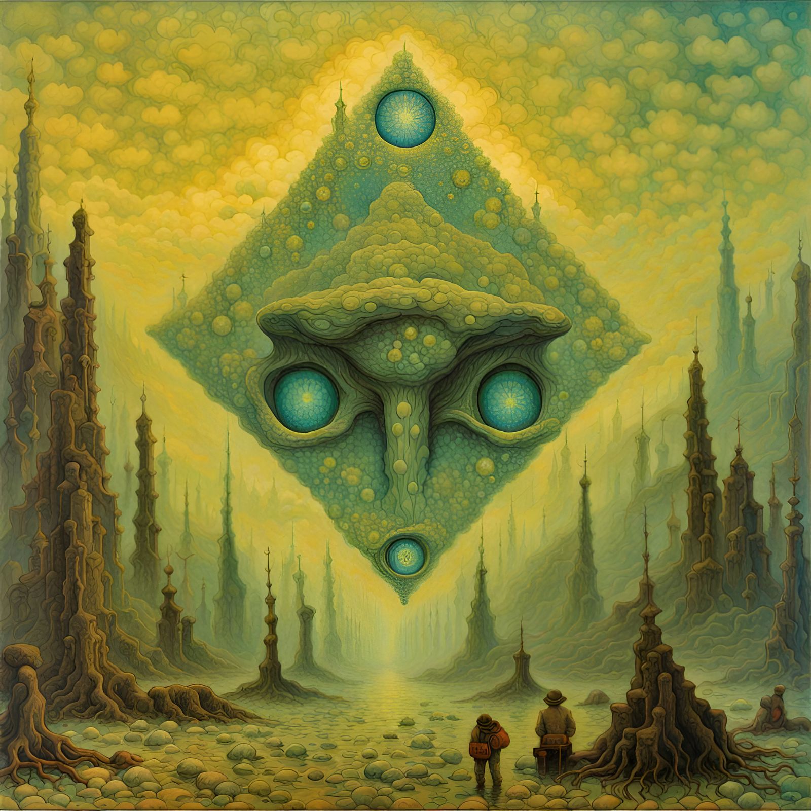 Surreal Dark Art: Psychedelic Blotter Paper